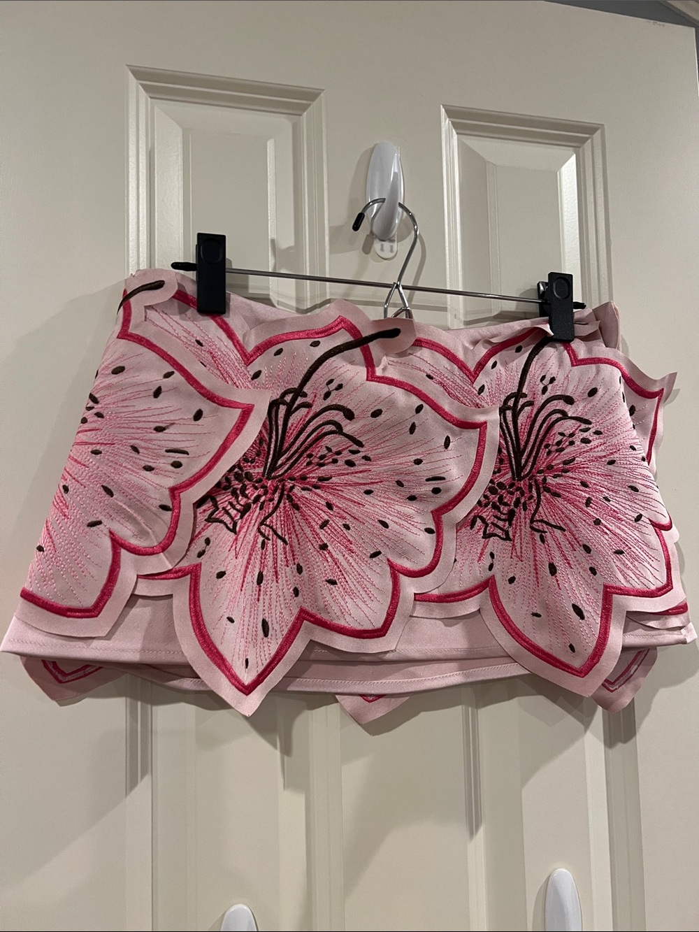 Finesse pink flower skirt